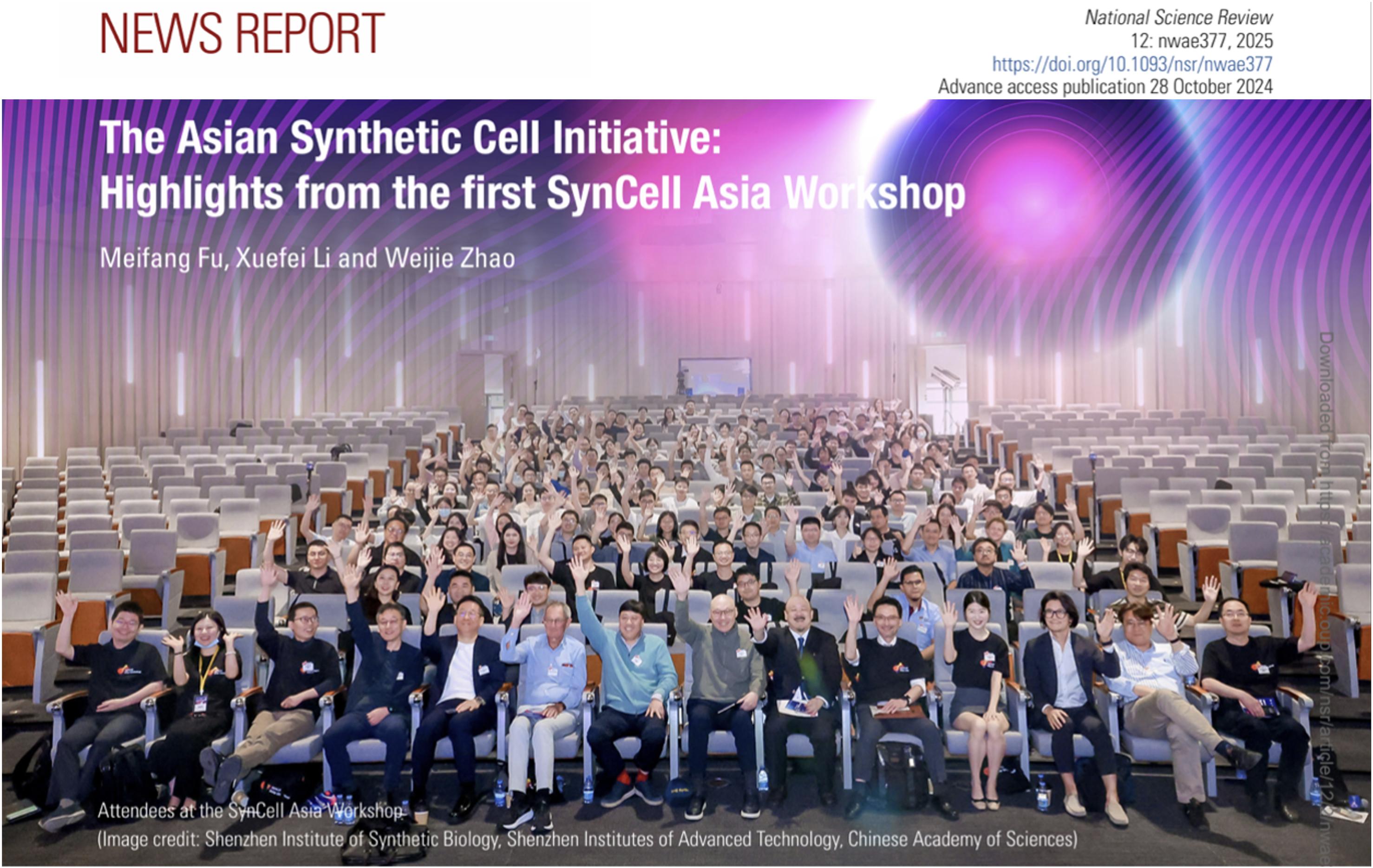 The Asian SynCell Initiative