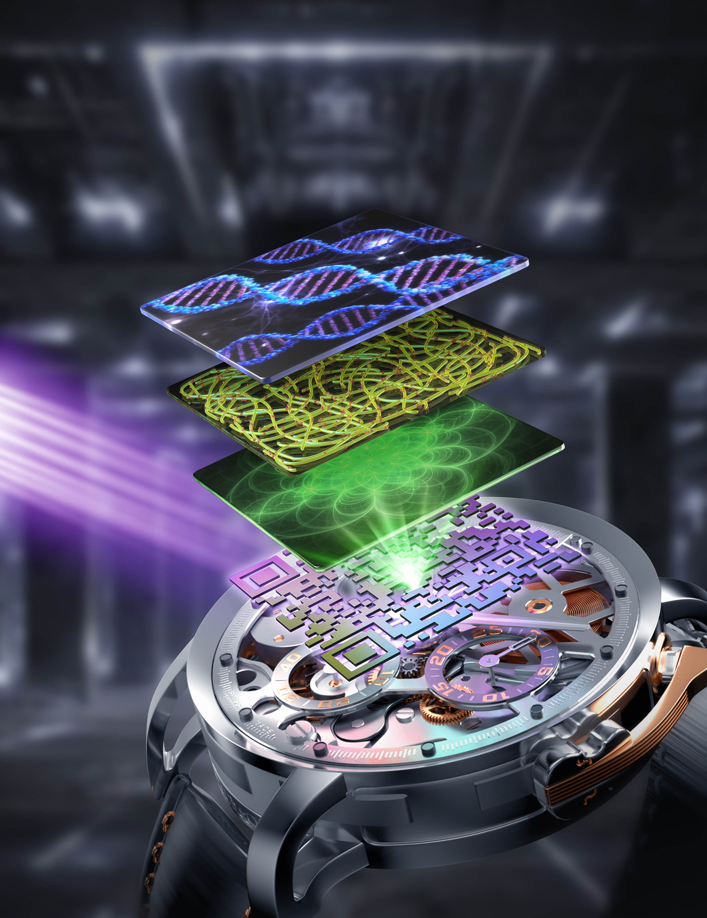 Matter | 定量合成生物学全国重点实验室构建多尺度生物防伪涂层：把“密码”藏进生物材料