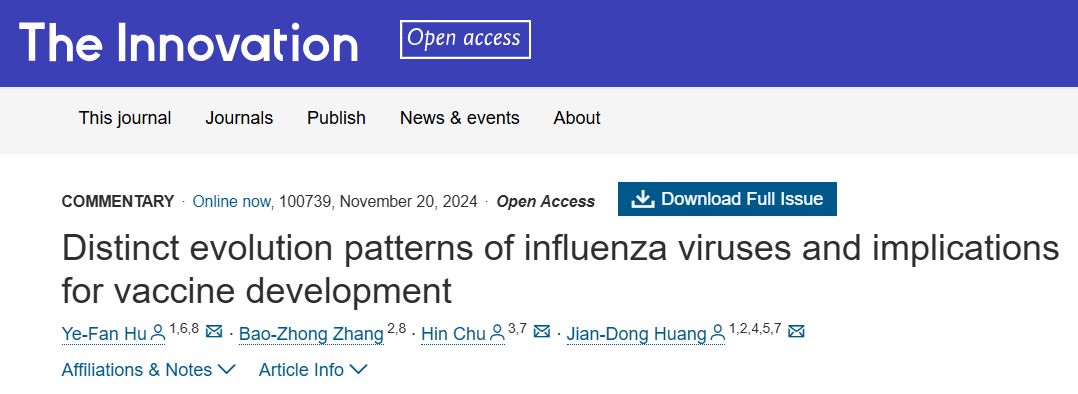 The Innovation | H5N1疫苗设计：“亦步亦趋”不如“料敌机先”